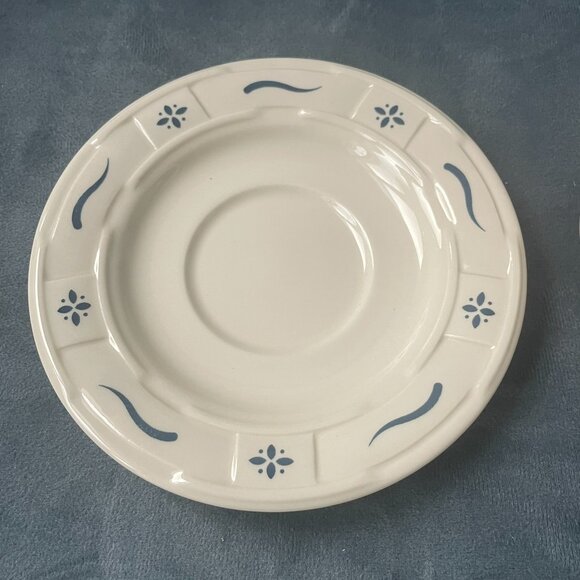 Longaberger Pottery Cup and Saucer - Picture 3 of 3